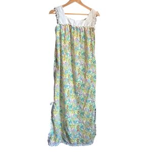 Princess Kaiulani Vintage Hawaiian Muumuu Dress Florals